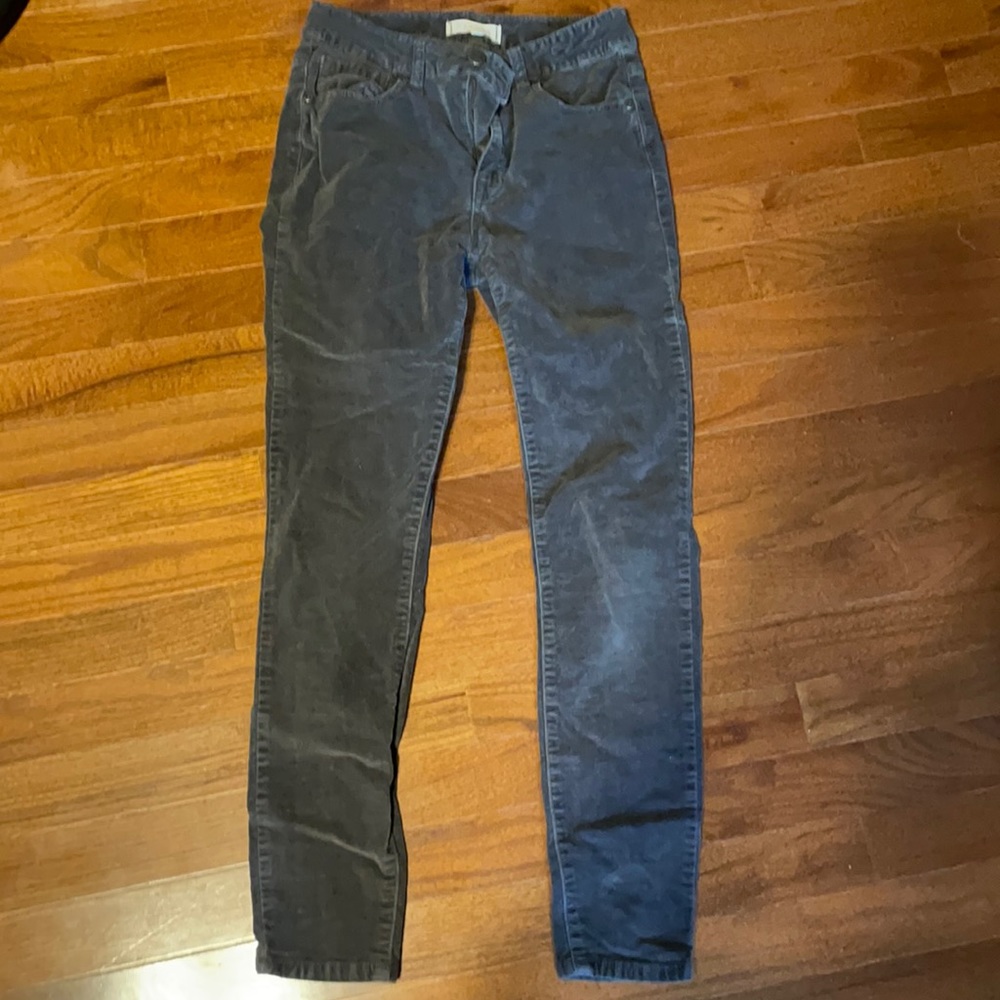 Corduroy gray jeans